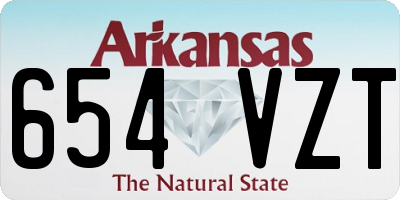 AR license plate 654VZT