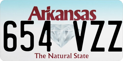 AR license plate 654VZZ
