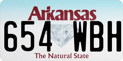 AR license plate 654WBH