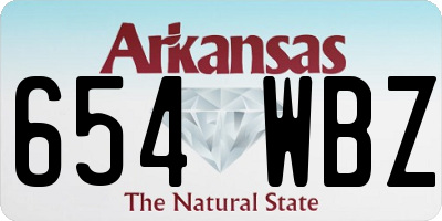 AR license plate 654WBZ