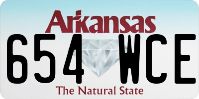 AR license plate 654WCE