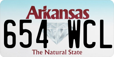 AR license plate 654WCL