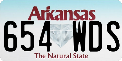 AR license plate 654WDS