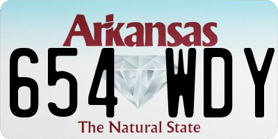 AR license plate 654WDY