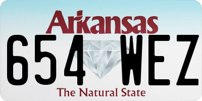 AR license plate 654WEZ