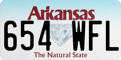 AR license plate 654WFL