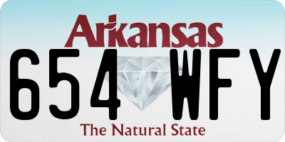 AR license plate 654WFY