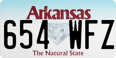 AR license plate 654WFZ