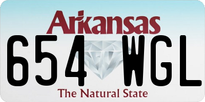 AR license plate 654WGL