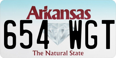 AR license plate 654WGT