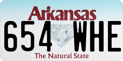 AR license plate 654WHE