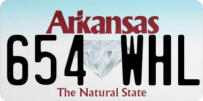 AR license plate 654WHL