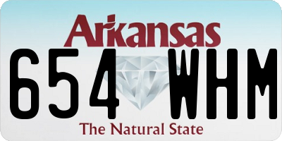 AR license plate 654WHM