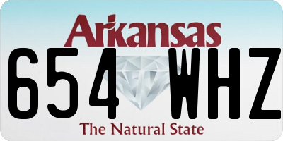AR license plate 654WHZ