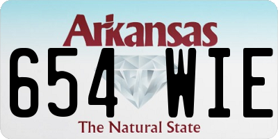 AR license plate 654WIE