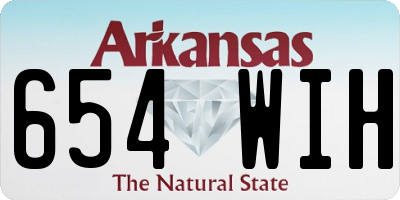 AR license plate 654WIH