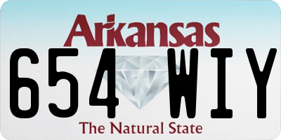 AR license plate 654WIY