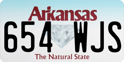 AR license plate 654WJS