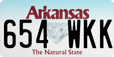 AR license plate 654WKK