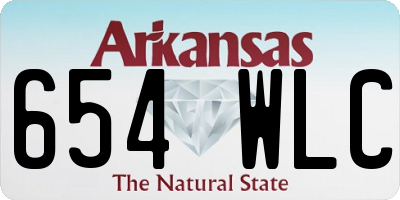 AR license plate 654WLC