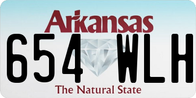 AR license plate 654WLH