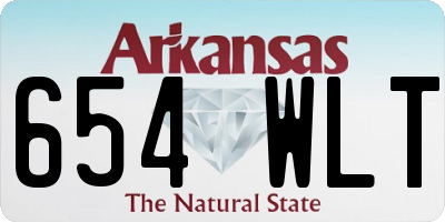 AR license plate 654WLT