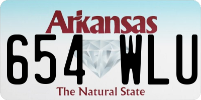 AR license plate 654WLU