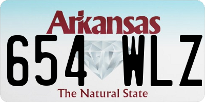 AR license plate 654WLZ
