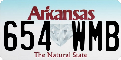 AR license plate 654WMB