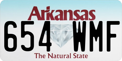 AR license plate 654WMF
