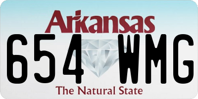 AR license plate 654WMG