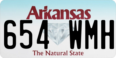 AR license plate 654WMH