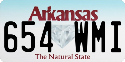 AR license plate 654WMI