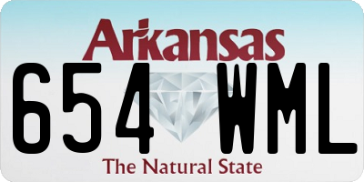 AR license plate 654WML