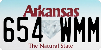 AR license plate 654WMM