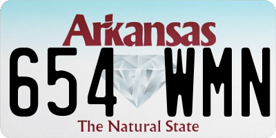 AR license plate 654WMN