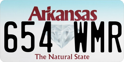 AR license plate 654WMR