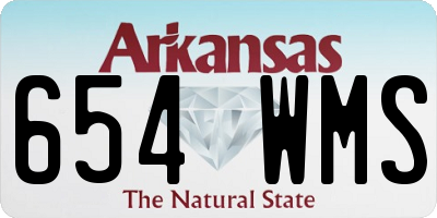 AR license plate 654WMS