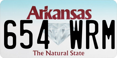 AR license plate 654WRM