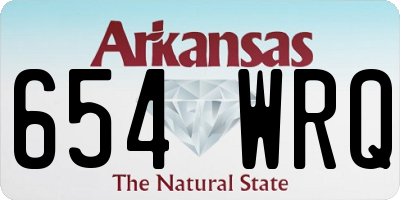 AR license plate 654WRQ