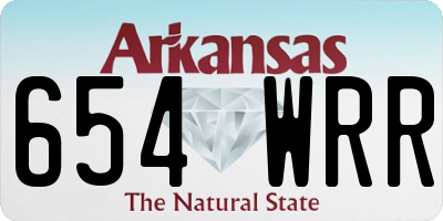 AR license plate 654WRR