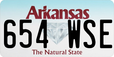 AR license plate 654WSE