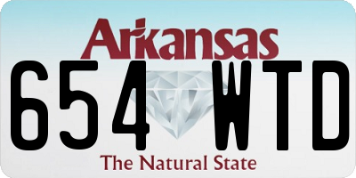 AR license plate 654WTD