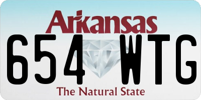 AR license plate 654WTG