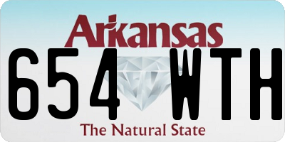 AR license plate 654WTH