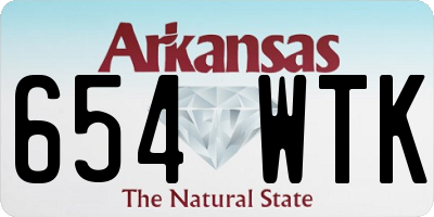 AR license plate 654WTK