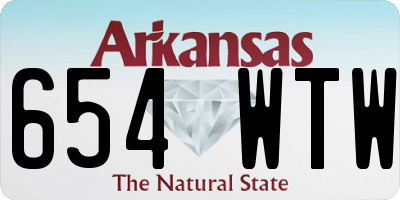 AR license plate 654WTW