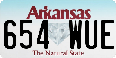 AR license plate 654WUE