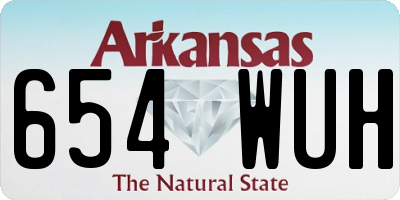 AR license plate 654WUH