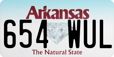 AR license plate 654WUL